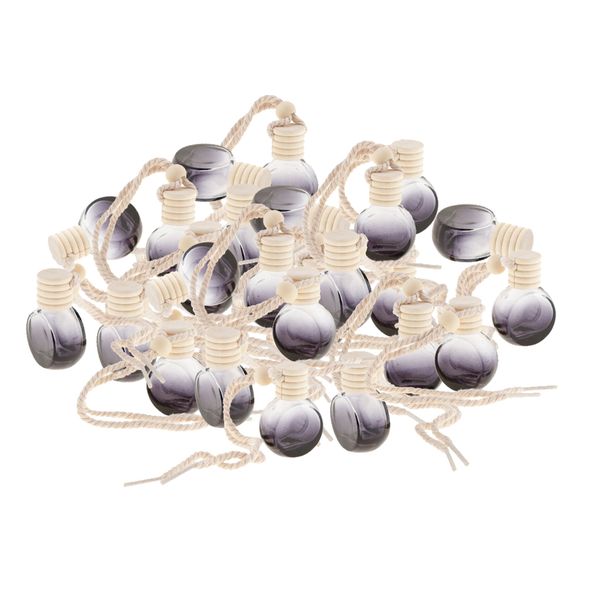 

25pcs 10ml empty perfume bottle pendant car hanging ornament home decor ball
