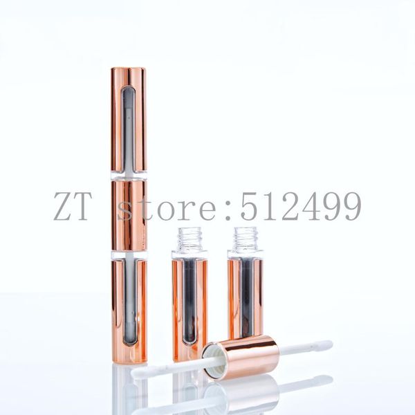 

storage bottles & jars 10/30/50pcs 10ml rose gold cosmetic lipgloss tube,empty beauty double-edge liquid lipstick refillable bottle,lip tool