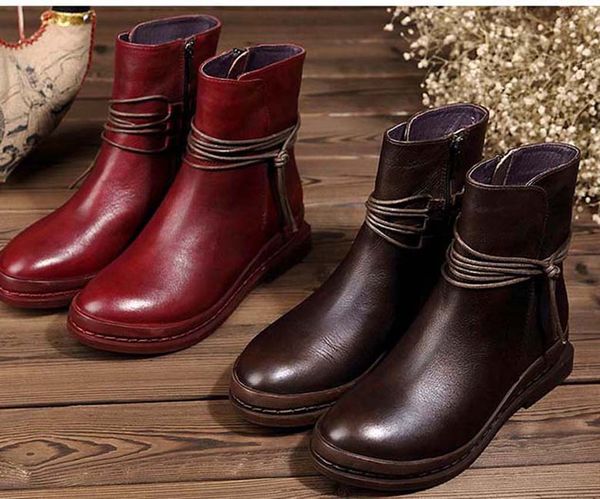 

fashion leather star women shoes woman leather short autumn winter ankle fashion brand women boots 05 p68, Black