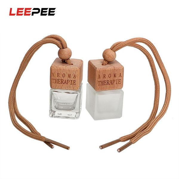 

leepee perfume pendant air freshener car-styling car perfume bottle for essential oils auto ornament car accessories