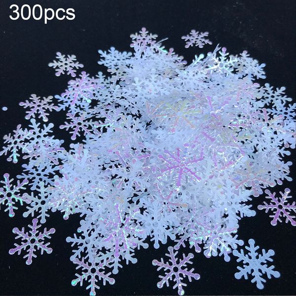 

300 pcs non toxic christmas snow shape holiday home sprinkles tableconfetti