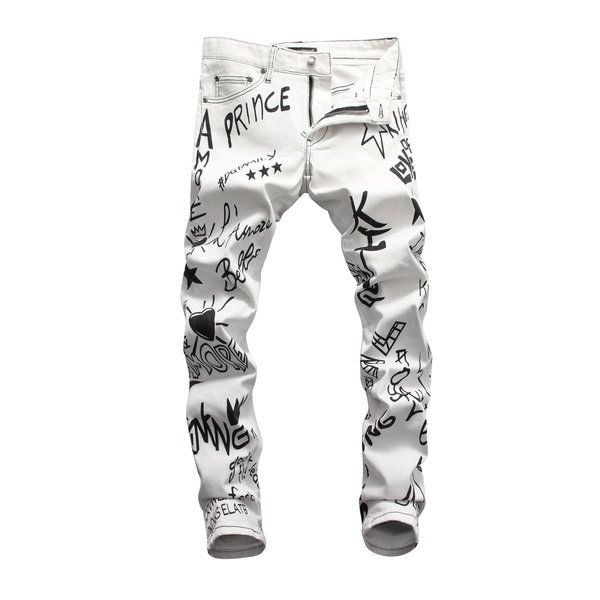 

new fashion streetwear men jeans extension south korean style fashion men pants winter skinny jeans brand jeans mens pants, Blue