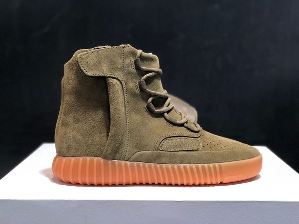 

glow in the dark mens 750 light brown blackout outdoors sneaker,kanye west shoes selling 750 skateboard shoes sneakeheads shoe shoes, Black