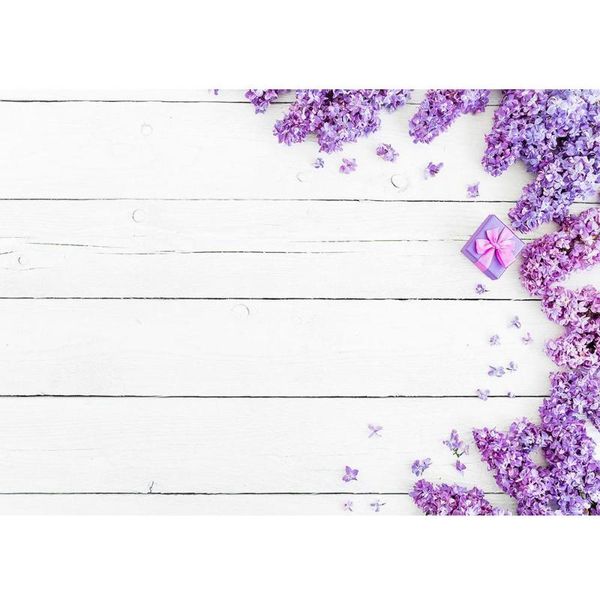 

purple flowers white wooden texure pgraphy background for p studio baby newborn backdrops for p shootings goods toys