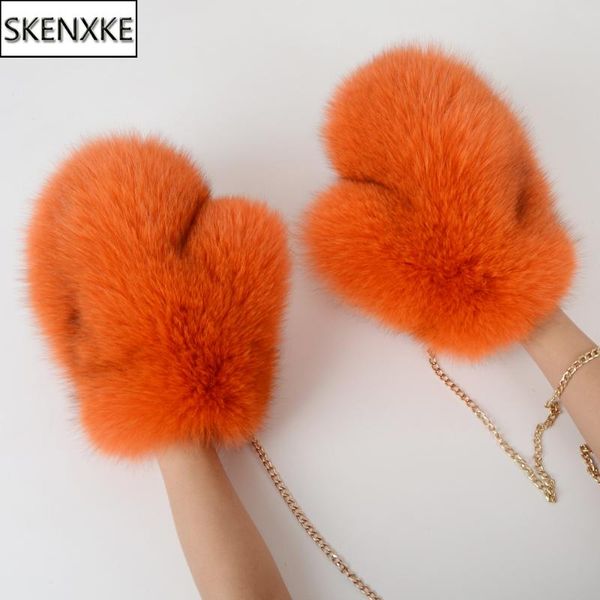 

2020 new brand winter women natural real fur gloves warm 100% genuine fur mittens girl fashion luxur real glove, Blue;gray