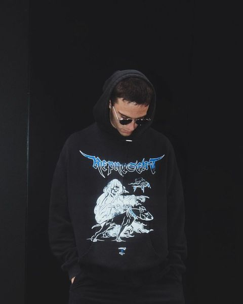 

streetwear pullovers men women 1 quality washed do old vintage hoodie sweatshirts, Black