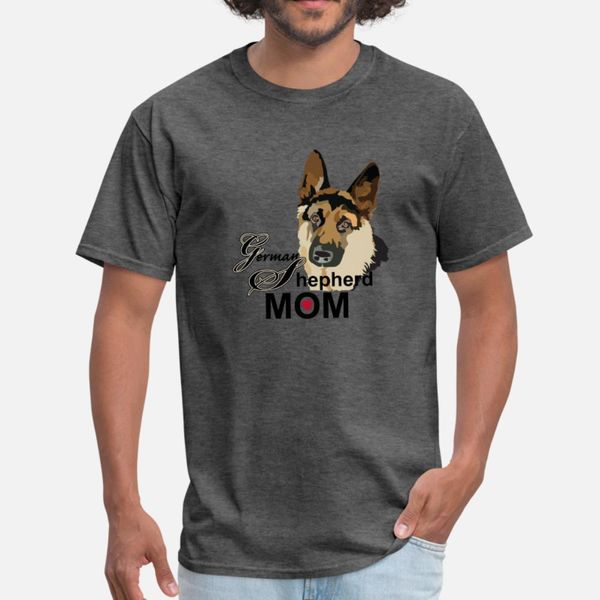 

german shepherd mom t shirt men printing cotton size s-3xl outfit gift authentic summer original shirt