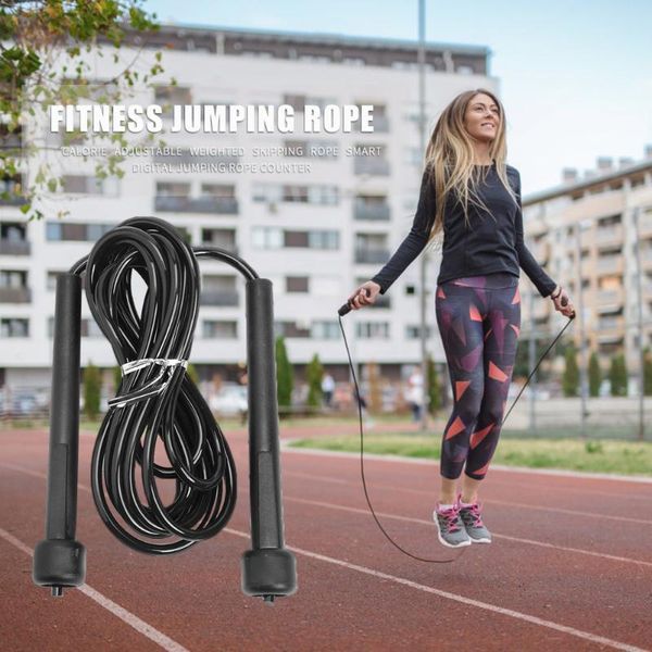 

portable pvc jump rope adjustable skipping ropes fitness training exercise equipment foam handle skipping rope