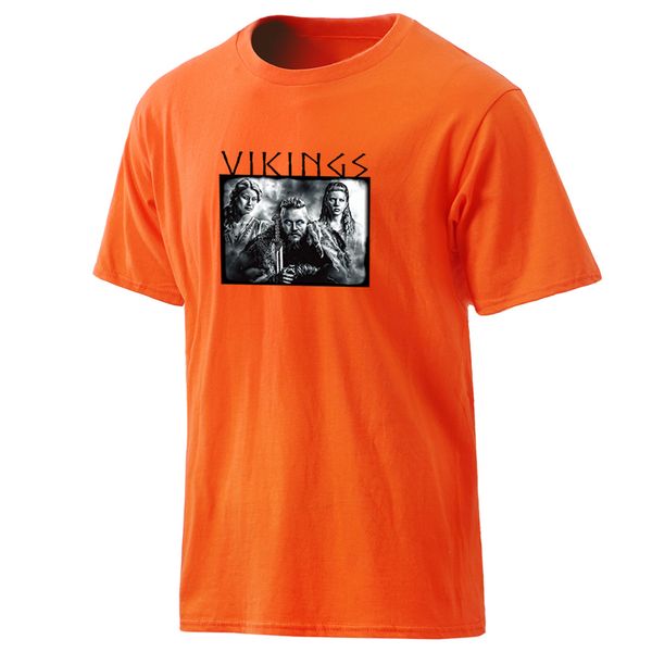 

mens vikings vintage print 100% cotton oversize tshirt male fashion harajuku shirts short sleeve hip hop ropa de hombre