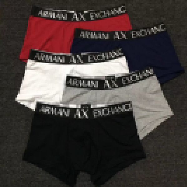 

breathable men underwears soft mens boxers brief letter underpants for mens male shorts boxer upc52, Black;white