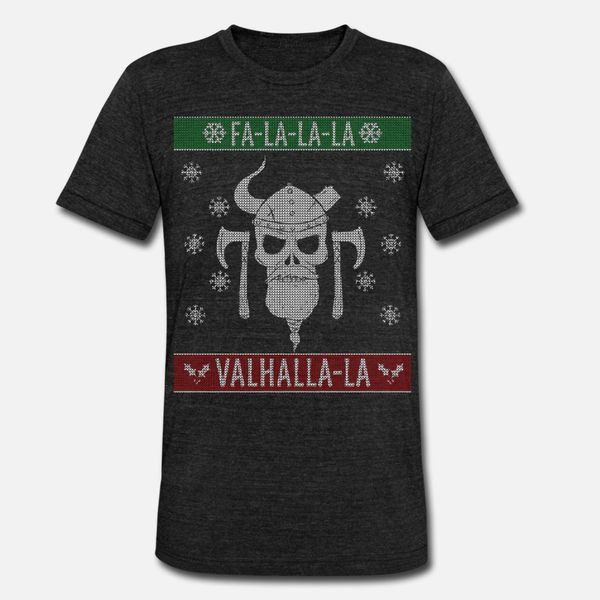 

ugly christmas sweater viking valhalla christmas t shirt men customize short sleeve euro size s-3xl original gift new style summer shirt