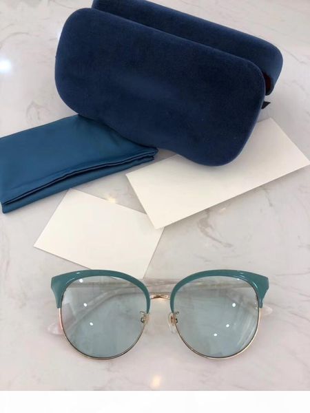 

new sunglasses gg0246sa sunglass gafas de sol sunglass ways ellipse box sunglasses men and women sun glasses color film oculos brand, White;black