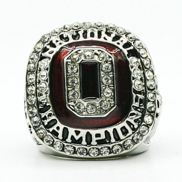 

высокое качество buckeyes 2014 штат огайо чемпионат кольцо для вентилятора подарков сувенирных ювелирных изделий, Golden;silver