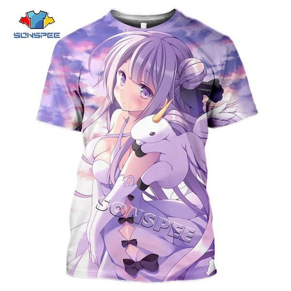 

anime games azur lane summer homme pullover clothing 3d print shirts anime anime graphic men clothing