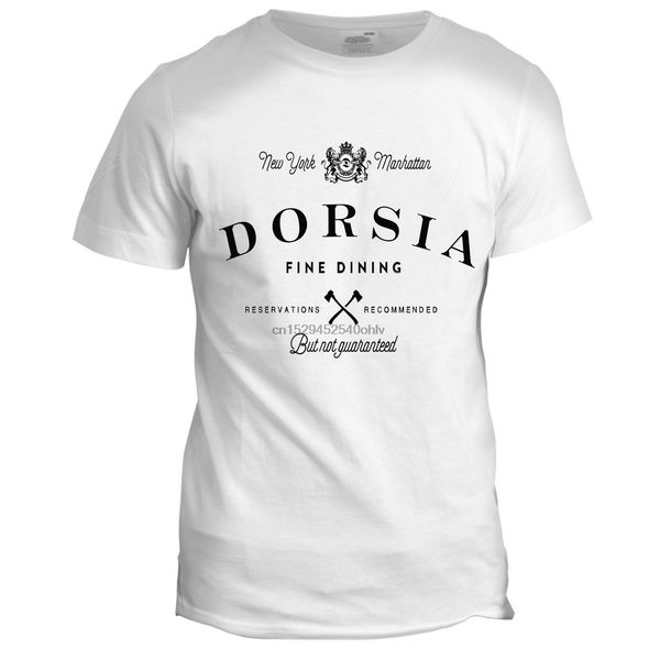 

dorsia american psycho bateman bale film movie t shirt mens summer fashion tee shirt clothing