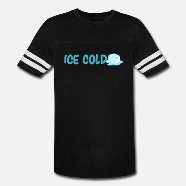 

ice cold футболка мужчины хлопок на заказ s-3xl прохладных интересной юмор весна осень прохладной рубашку, White;black