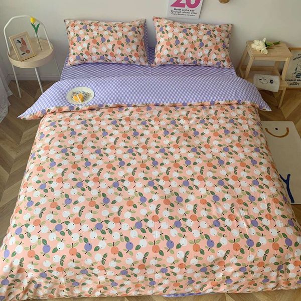 

2020 new cotton bedding sets duvet cover bed sheets  size fashion comforter set quilt cover pillowcases bed linen sale