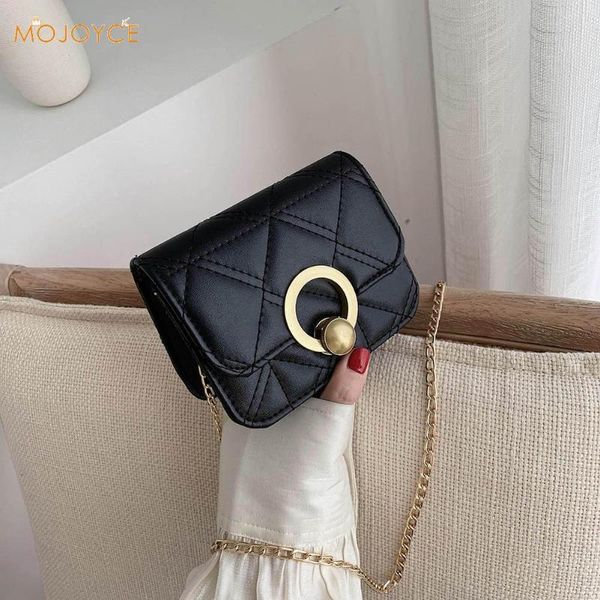 

мини цепного crossbody сумка для женщин 2020 нового pu кожи плечо сумки женского elegant soild цвет щиток посланник сумки