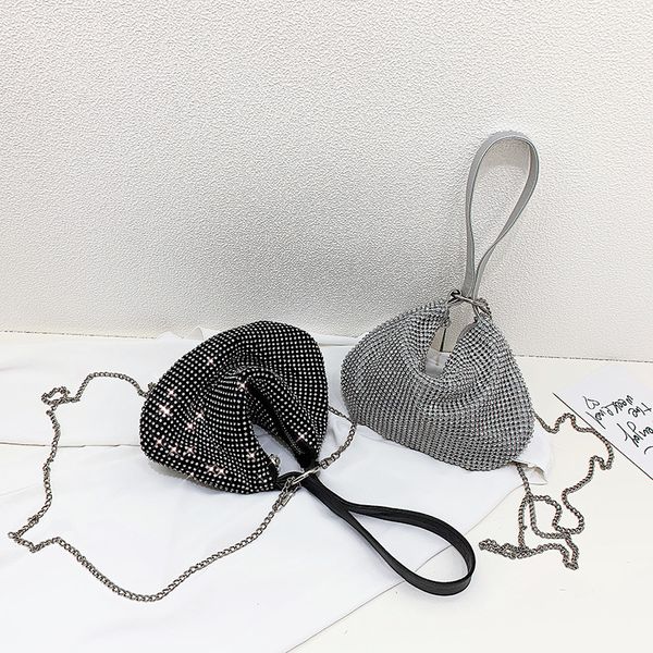 

diamond small bag female bag 2020 popular new trendy wild ladies shoulder chain net red messenger tote