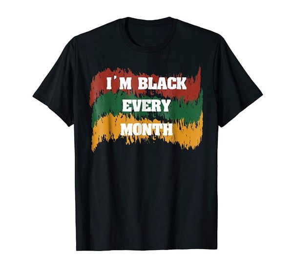 

мужчины 2019 лето вокруг шеи мужской майка black history month t-shirt black power футболка