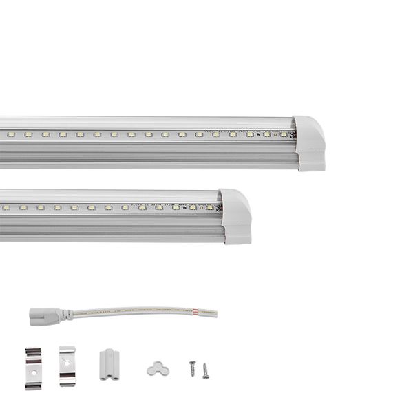 

led bulbs tubes 4ft led lights 20w warm white integrated t8 fluorescent light transparent and creamy white shade