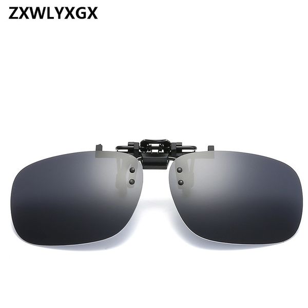

2020 polarized driving sunglasses clip men women brand designer sun glasses lens night vision retro outdoor, White;black