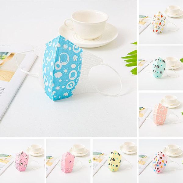

2020 cat dog cute party ice silk children anti-pollution boy girls cartoon mouth face masks kids anti-dust breathable washable reusable mask