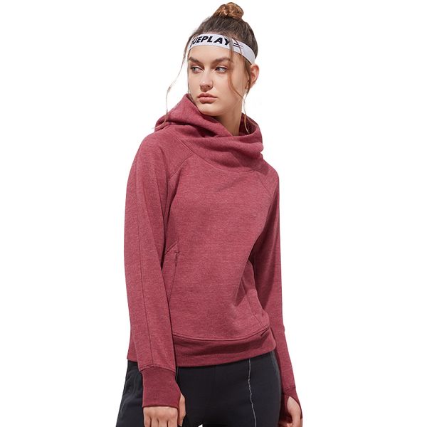 

running jerseys autumn thin women t shirts gym fitness long sleeves sweatshirts quick dry training breathable hood sports yoga clothing, Black;blue