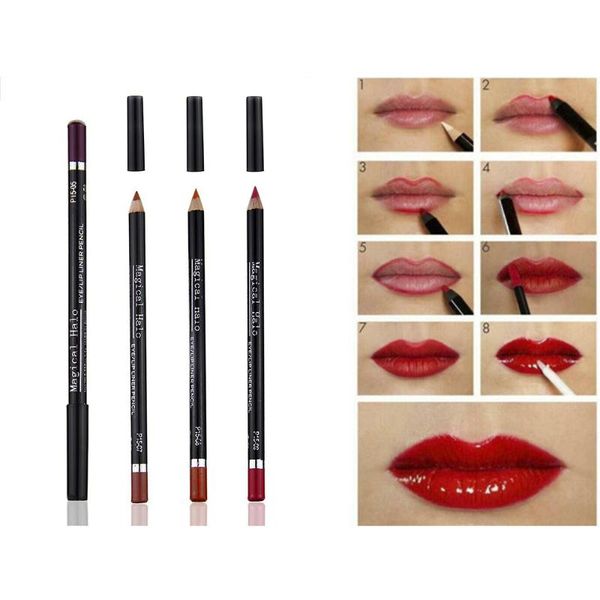 

lip pencils 13 colors matte waterproof lipliner smooth colorful silk nude lipstick pen long lasting pigments makeup
