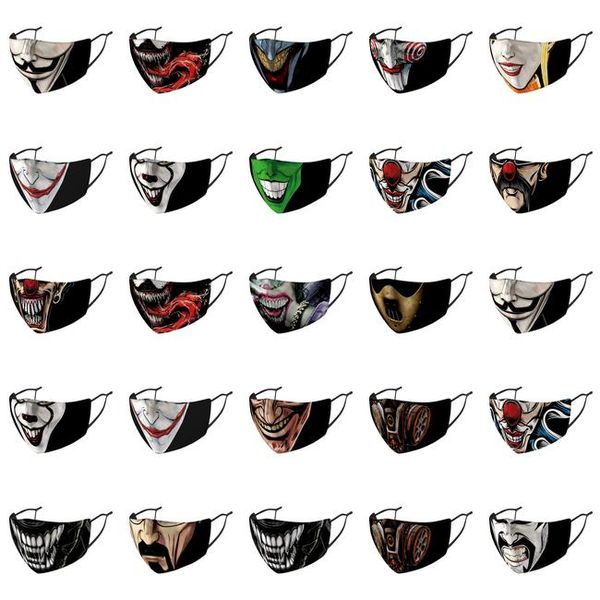 

nicholson mask jack nicholson strap craftsmanship great cover mask adjustable jack face nose designer joker earloop masks xqsty, Black