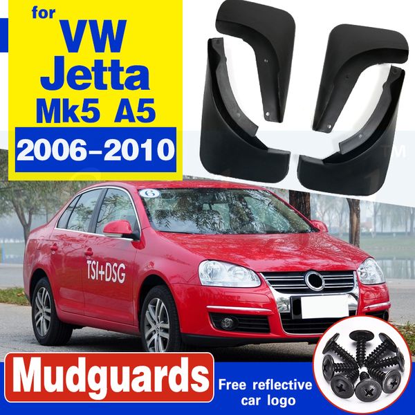 

for vw jetta mk5 a5 bora 2005-2010 mudflaps splash guards front rear mud flap mudguards 2007 2008 2009 2011 fender set mud flaps