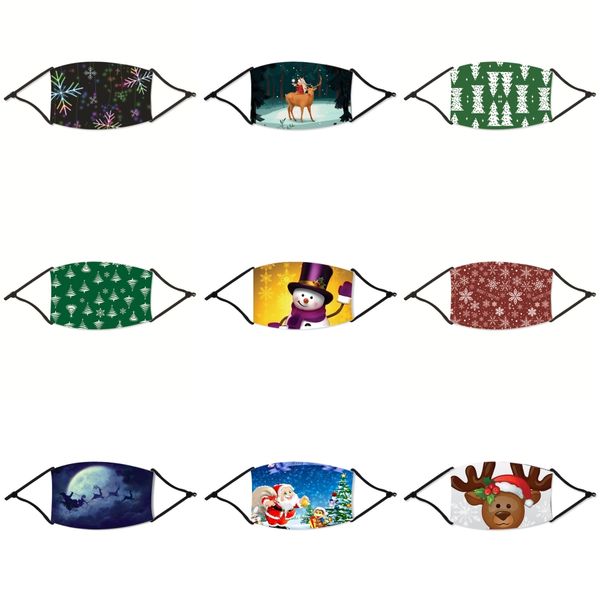 

wholesale face christmas mask activated carbon christmas masks face christmas masks anti-fog windproof dust-proof breathable sunscreen ou#67, Black