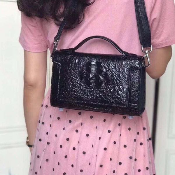 

difutouzi new style crocodile leather skin women bag for women available single cross-body size handbag 22cmx14cmx7cm