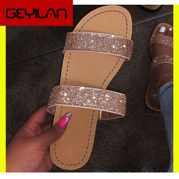 

2020 women fashion slippers shoes summer woman sandals slip-on jelly shoes female ladies flat sandals outdoor holiday slides, Black