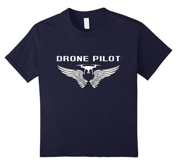 

brand new 2019 summer mens short sleeve drone pilot with wings t-shirt tee