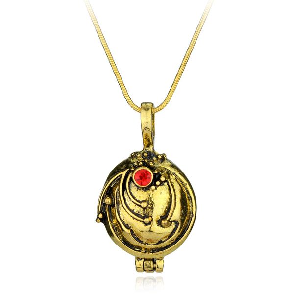 

the vampire diaries elena vervain necklace locket pendant for men women, Silver