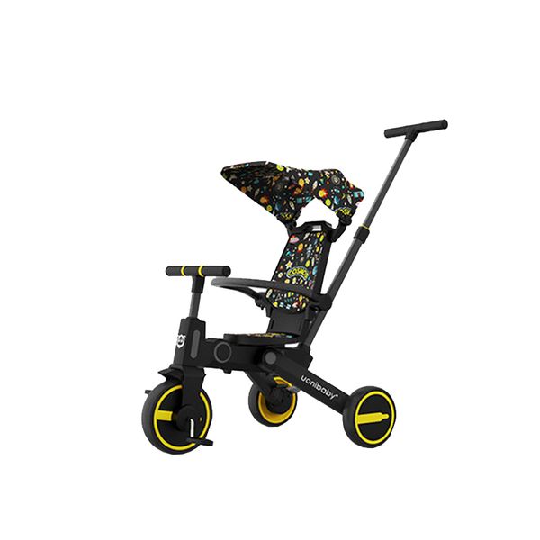 

uonibaby multifunctional trolley, lightweight folding children's tricycle bicycle