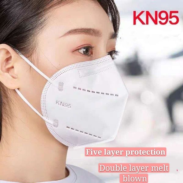 

KN95 Disposable Mask Adult 3D Foldable Dust and Haze Disposable Face Mask Five-layer Breathable Protective Mask Free Shipping