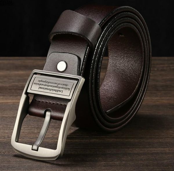 

belt new mens leather single prong belt business casual dress metal buckle modern (color:04, Black;brown