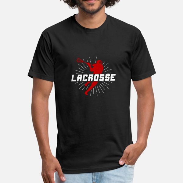 

lacrosse lax t shirt men personalized 100% cotton s-xxxl outfit sunlight funny casual spring letter shirt