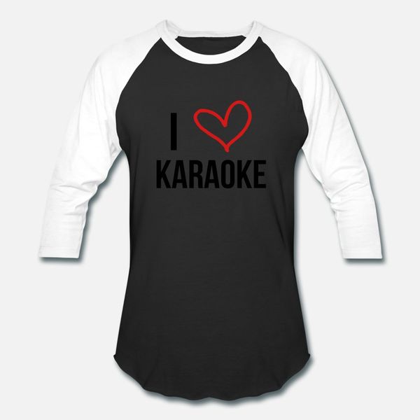 

i love karaoke тенниска мужчину пользовательских хлопки crew neck подходят интересных моды весна тонкой рубашки
