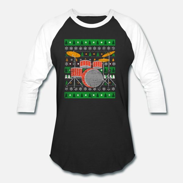 

drums ugly christmas t shirt men anti-wrinkle short sleeve o neck pattern anti-wrinkle casual spring family shirt