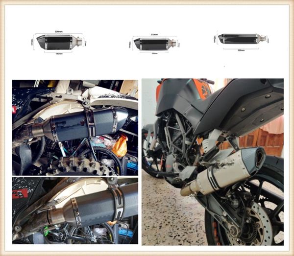 

51mm motorcycle modified accessories exhaust muffler tube modeling for s r998s bostrom 998s 998r 996 996b sps r 998b