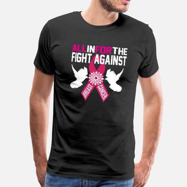 

все в breast cancer тенниска мужчин дизайн с коротким рукавом вокруг шеи тонкий anti-wrinkle забавный летний естественной рубашки, White;black