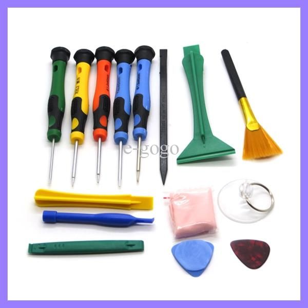 

cgjxs15 in1 professional repair opening tools kit screwdriver set for iphone 4s 5s 6 plus samsung galaxy