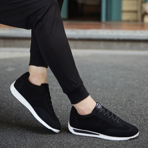 

sneakers men breathable anti slip luxury men trainers shoes casual shoes, Black