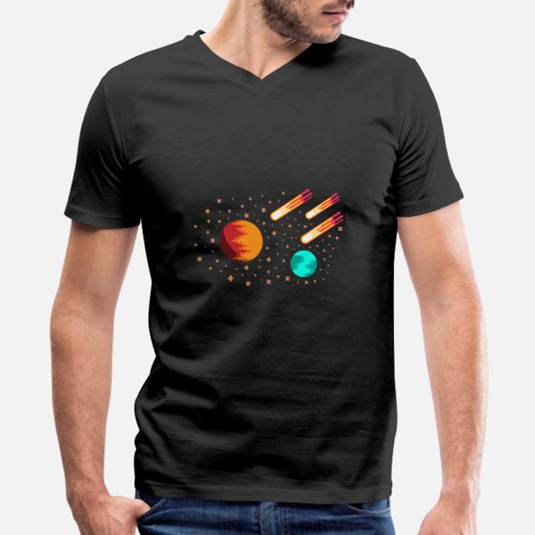 

rainbow space planets and stars gift idea t shirt men print tee shirt o-neck family sunlight building spring trend shirt