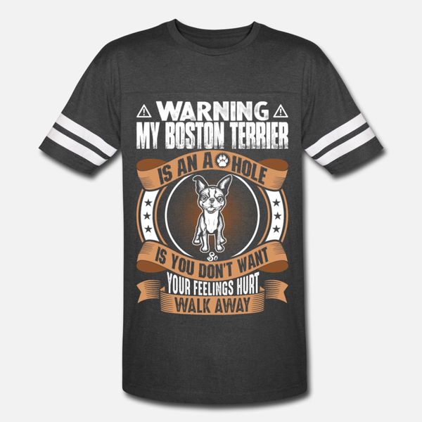 

my boston terrier is an ahole t shirt men printing tee shirt s-xxxl male famous casual spring autumn outfit shirt