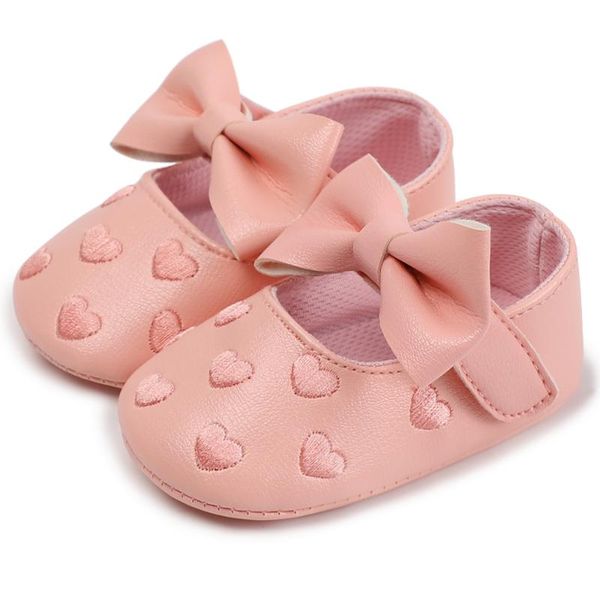 

molixinyu baby girls shoes anti slip knot bow pu solid toddler first walker shoes for boys soft sole light children cute