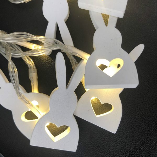 

jml easter wooden bunny led strings battery powered light string rabbit shape room creative christmas courtyard bar l decoration lights